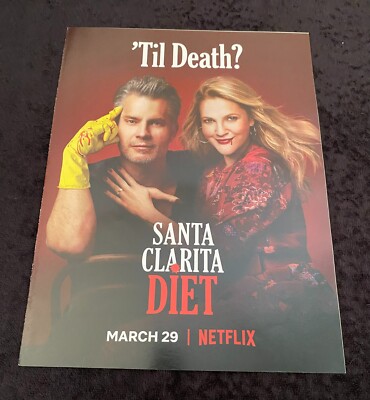 SANTA CLARITA DIET 2017 Emmy ad Drew Barrymore, Timothy Olyphant "Til Death?" | eBay