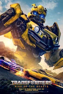 Transformers Rise of The Beasts movie poster (h) - 11 x 17 inches | eBay