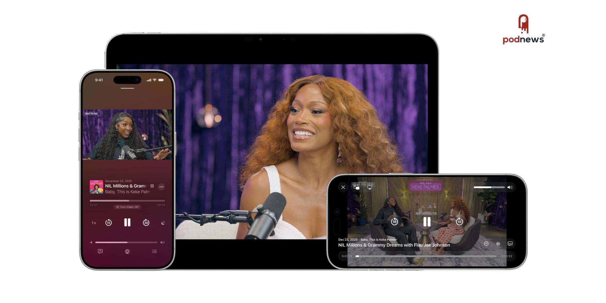 Apple introduces a new video podcast experience on Apple Podcasts