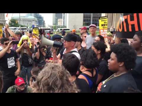 Infamous flag-burner Joey Johnson denies police reports he lit himself on fire outside RNC - cleveland.com