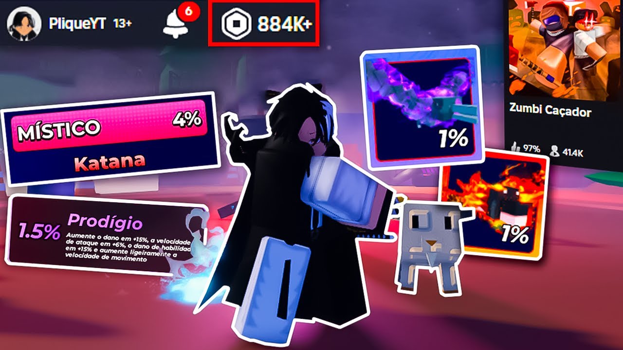 GASTANDO ROBUX INFINITO NO HUNTY ZOMBIE (NOVO JOGO NO ROBLOX)