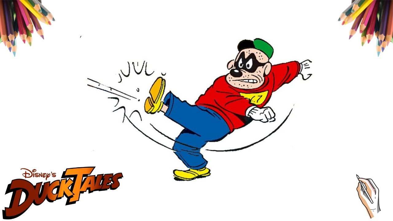 COMO DESENHAR UM IRMÃƒO METRALHA | DUCKTALES CLÃSSICO (ANOS 80)