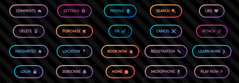 CSS-ing Candy Ghost Buttons | CSS-Tricks