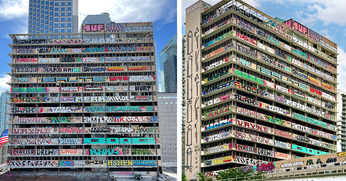 Graffiti in Art Basel: The Artists Used This Building as a Doodle Pad | themindcircle