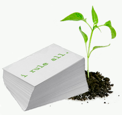 Reinventing Business Cards: Environmental Perspectives
