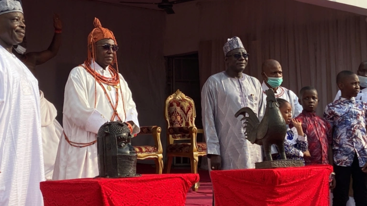 University of Aberdeen completes return of Benin bronze to Nigeria | Aberdeen Live