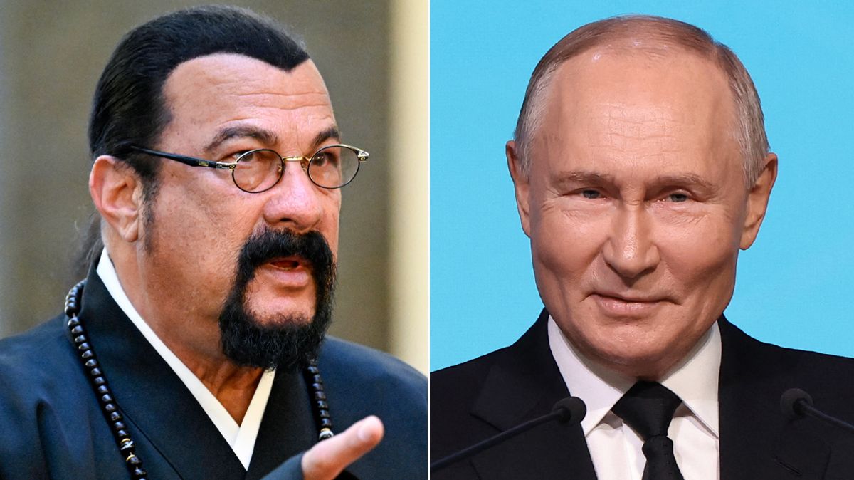 Steven Seagal 'balloons to 320lbs' in latest Russian propaganda appearance - Daily Star