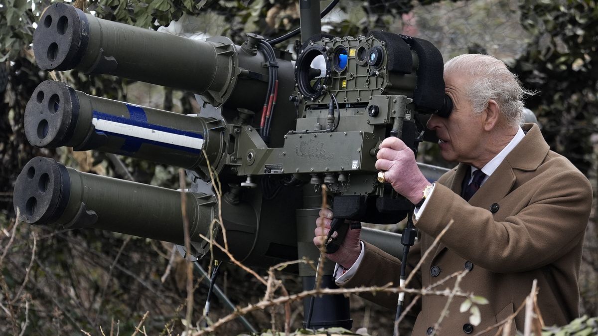 King Charles learns to shoot down drones with giant missile launcher as WW3 fears ramp up - Daily Star