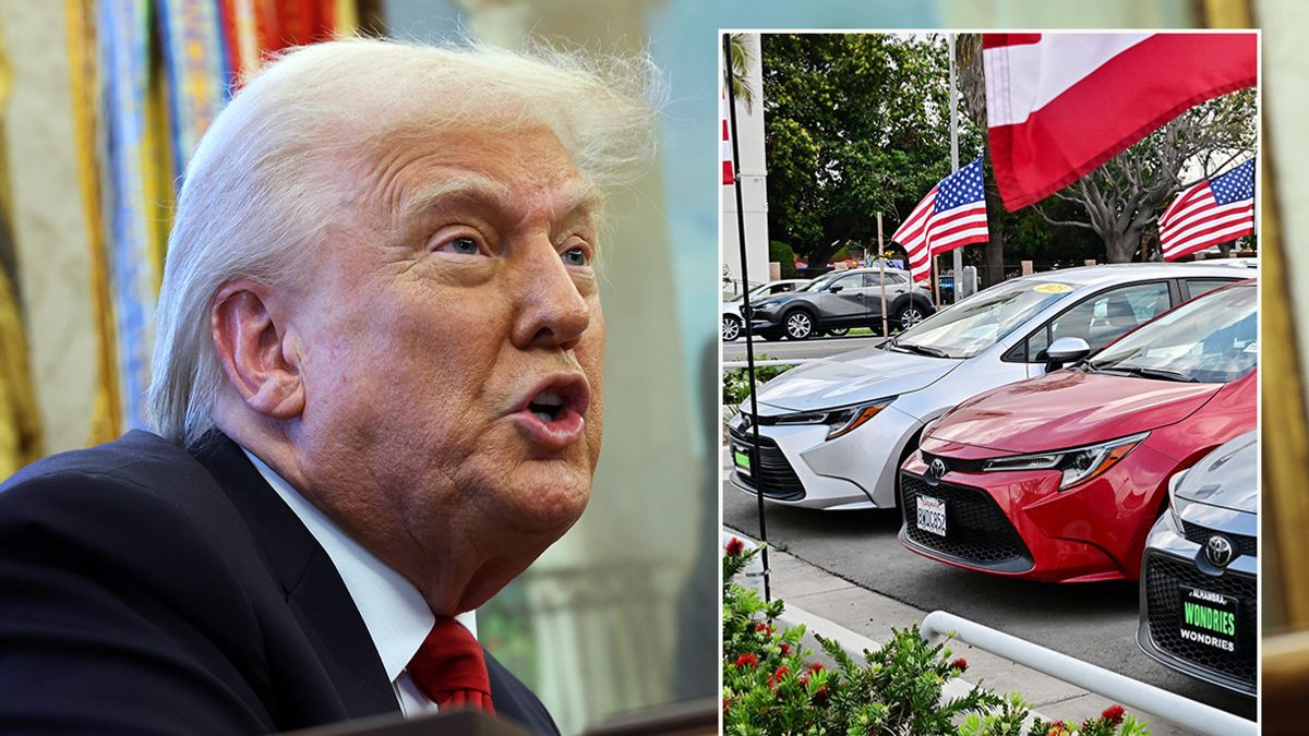Donald Trump's insulting three-word response when asked about higher car prices | Irish Star