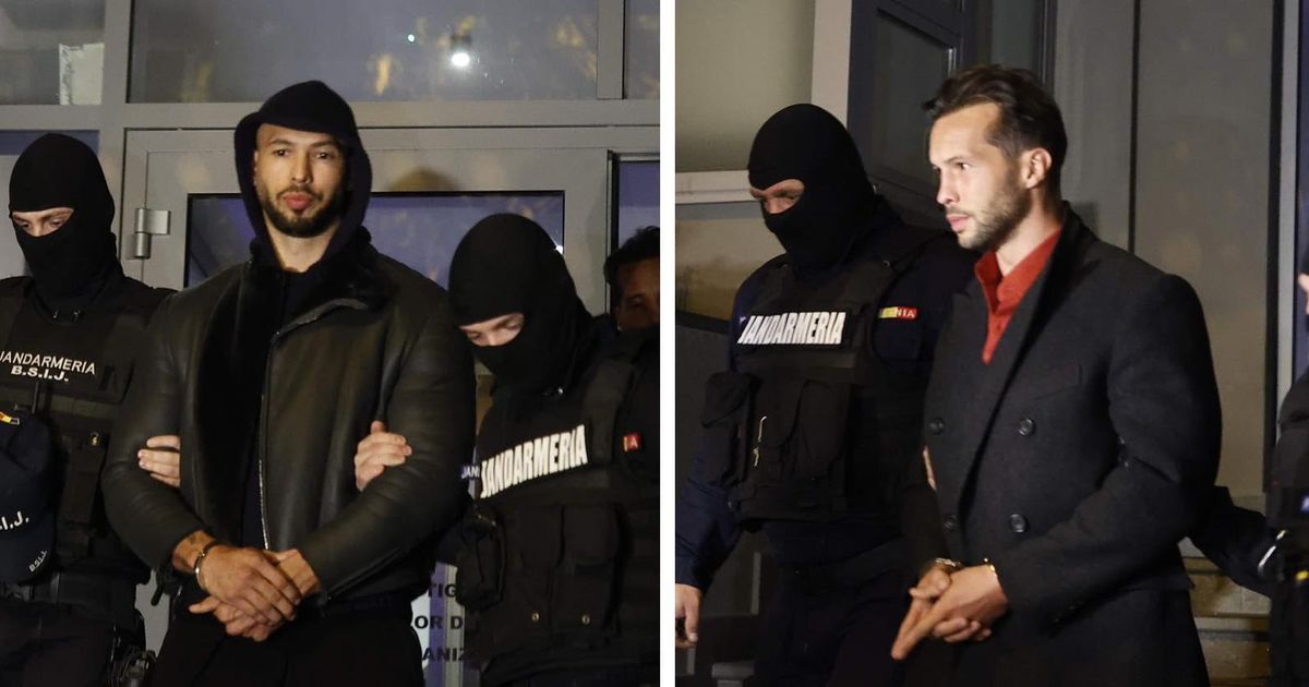 Andrew Tate arrested in police raid as part of human-trafficking investigation - The Mirror