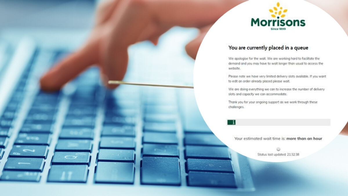 Supermarket websites crash due to amount of people trying to do shop online | Wales Online