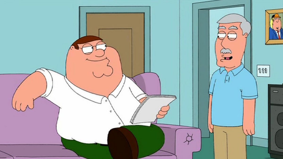BBC Three - Family Guy, Series 9, Welcome Back, Carter, Carter writes catchphrases for Peter