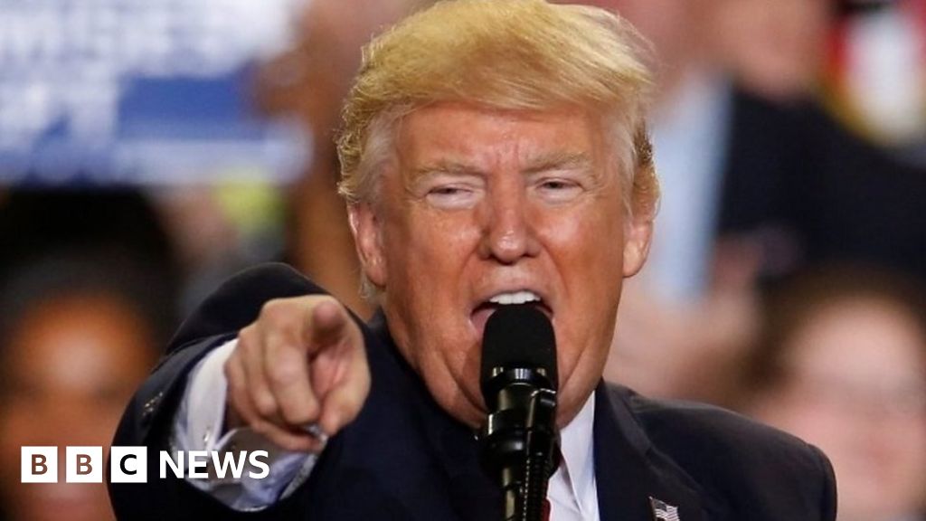 Trump attacks media after snubbing White House Correspondents Dinner - BBC News