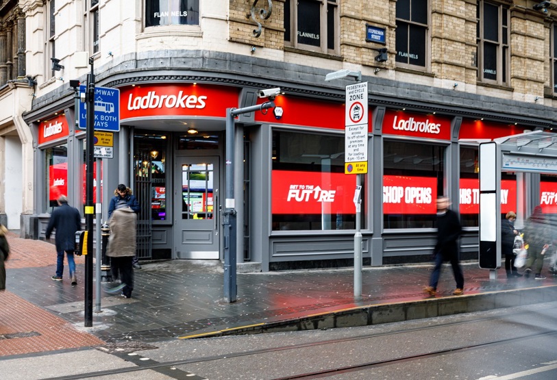 Entain set to close 39 Ladbrokes shops in Ireland
