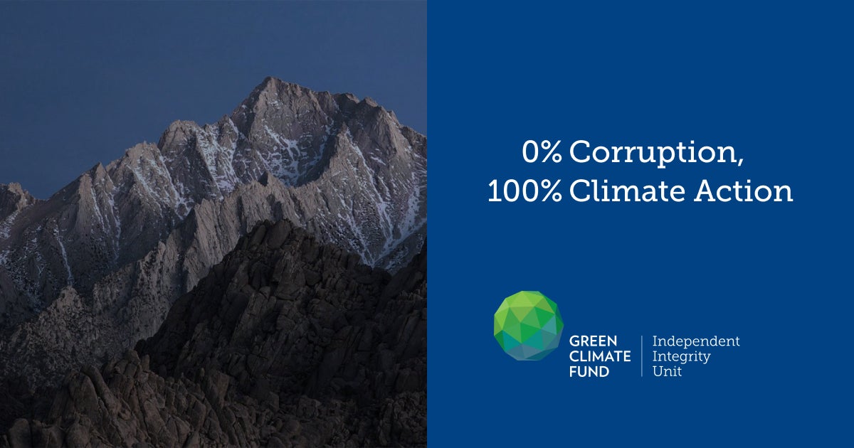 How to report | Independent Integrity Unit | Green Climate Fund