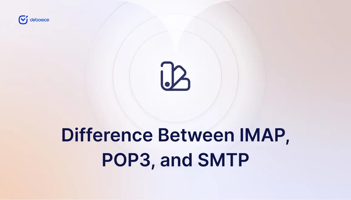 Difference Between IMAP, POP3, and SMTP - DeBounce