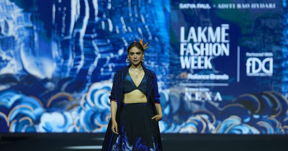 When Aditi Played A Double Role On The Runway - Rediff.com Get Ahead