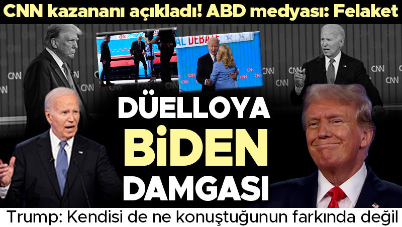 Dünya'nın konuştuğu tartışmaya yine Biden damga vurdu! CNN kazananı açıkladı, Demokratlar panikte... - Son Dakika Haberler