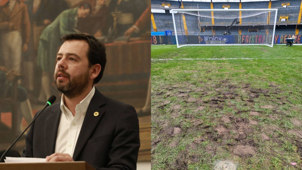 Alcalde de Bogotá, Carlos Fernando Galán, se pronunció por el estado de la cancha del estadio El Campín: esta fue su contundente declaración