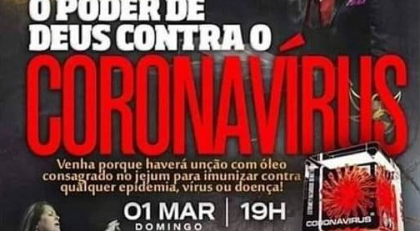 Igreja é investigada por anunciar 'imunização' contra coronavírus em Porto Alegre