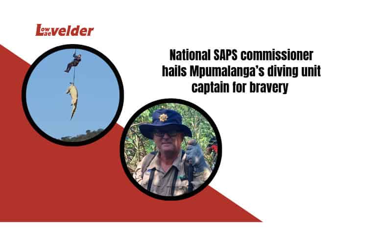 National SAPS commissioner hails Mpumalanga’s diving unit captain for bravery | Lowvelder