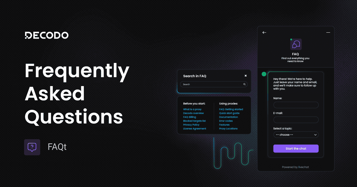 FAQ | Learn How to Use a Proxy | Start Today