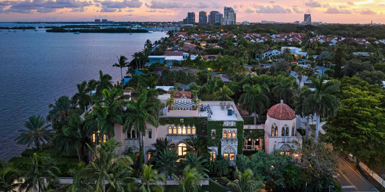 In Showy Miami, a Pink Gothic-Style Castle Is Truly Unexpected - Mansion Global