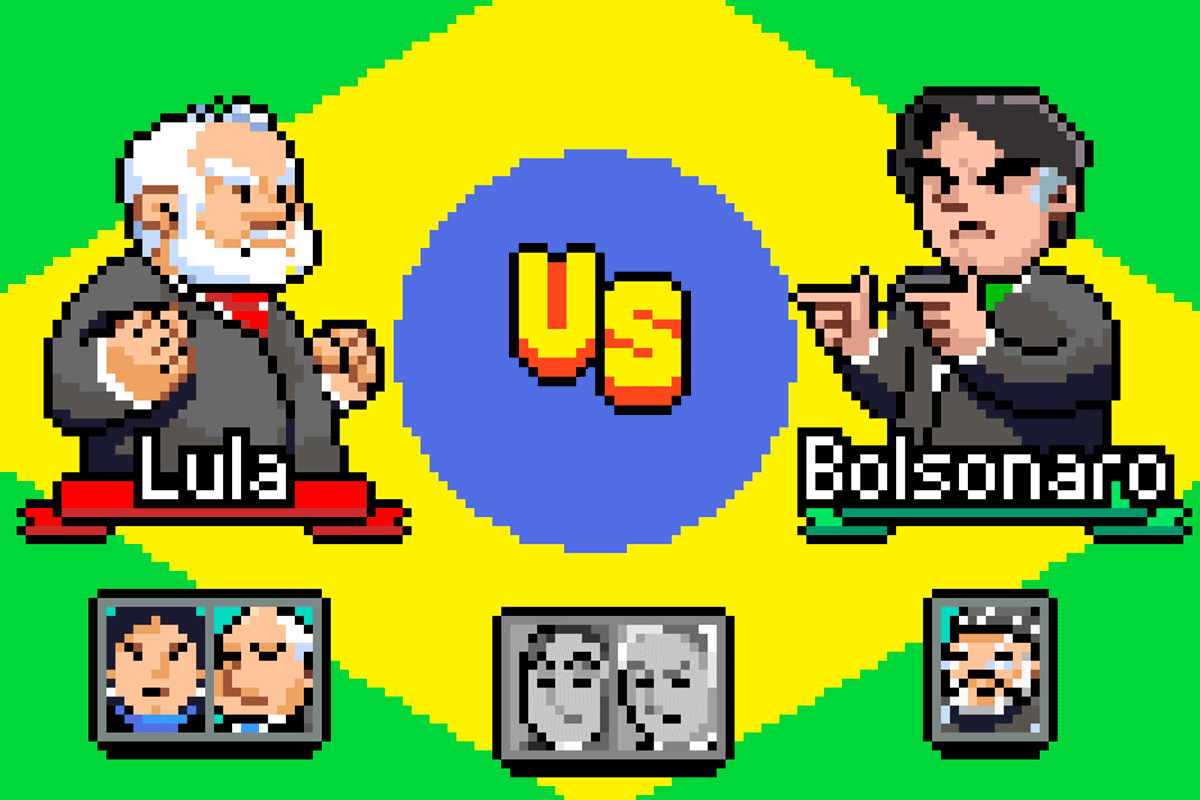 Eleições 2022 em pixels: o resumo da disputa entre Lula e Bolsonaro