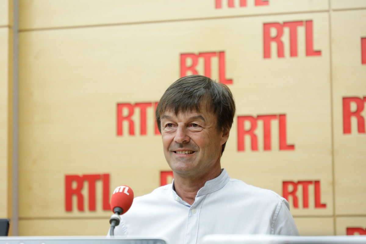 Nucléaire, véhicules propres et relation avec Trump : les annonces de Hulot sur RTL