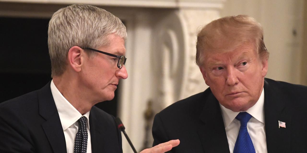 How Tim Cook Cracked the Code on Working With Trump - WSJ