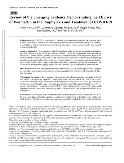 Efficacy of Ivermectin - Independent Medical Alliance