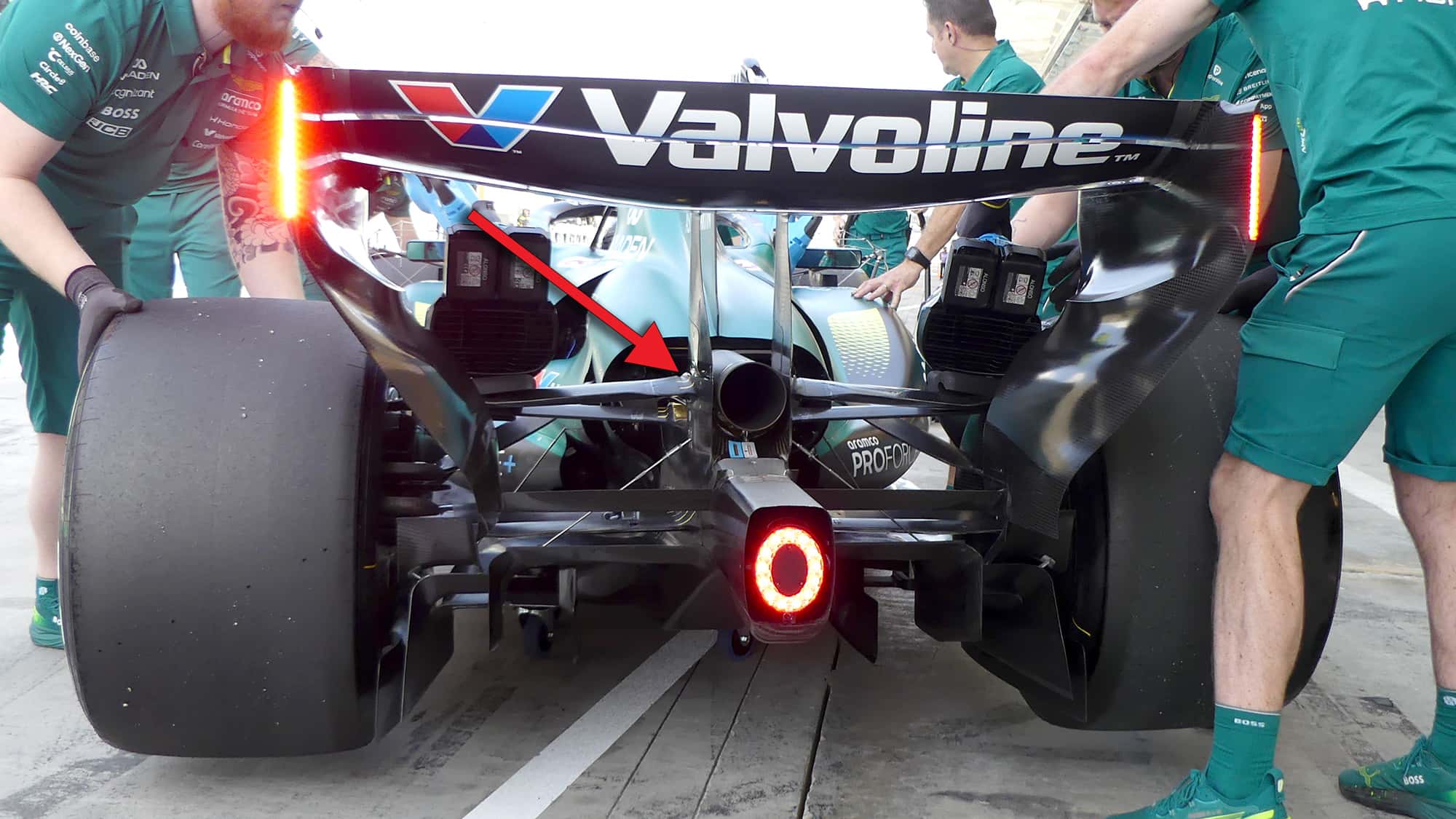 Detail-Fotos der neuen Newey-Tricks: Die verrückteste Aufhängung der Formel 1