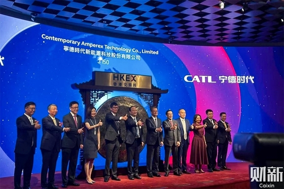 CATL Stock Surges in Hong Kong Debut After Whopping $4.6 Billion IPO - Caixin Global