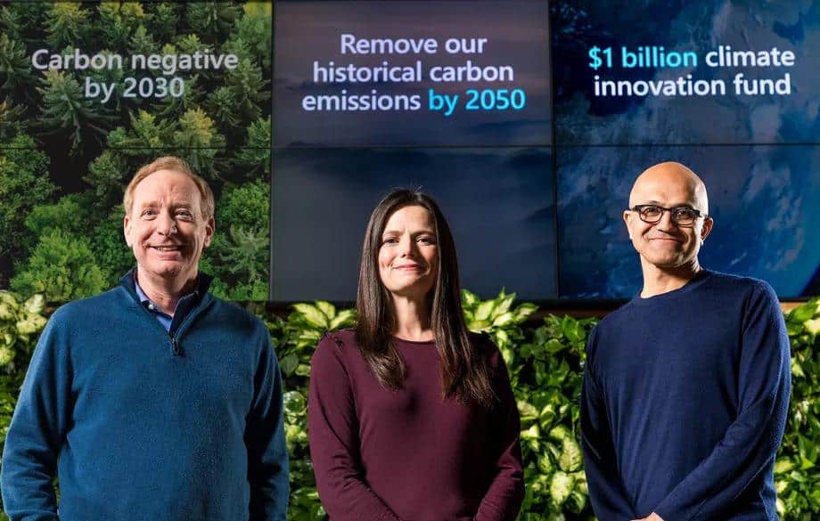 Microsoft quer capturar todo o dióxido de carbono já emitido até 2050 - Olhar Digital