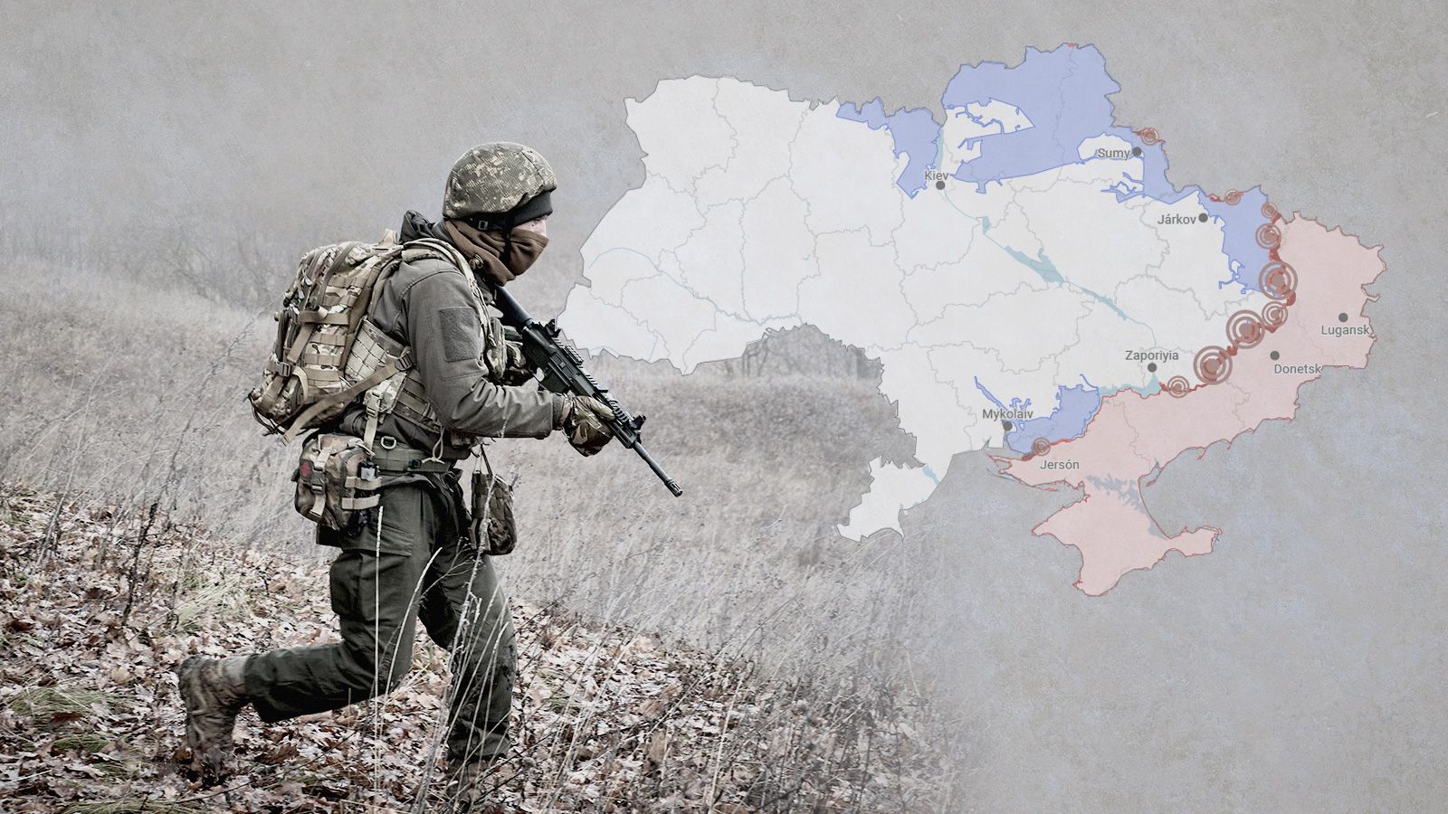 Los mapas de la guerra en Ucrania | Así está la situación en el frente