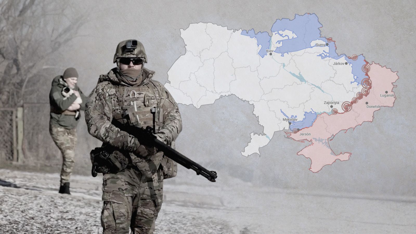 Los mapas de la guerra en Ucrania | Así está la situación en el frente