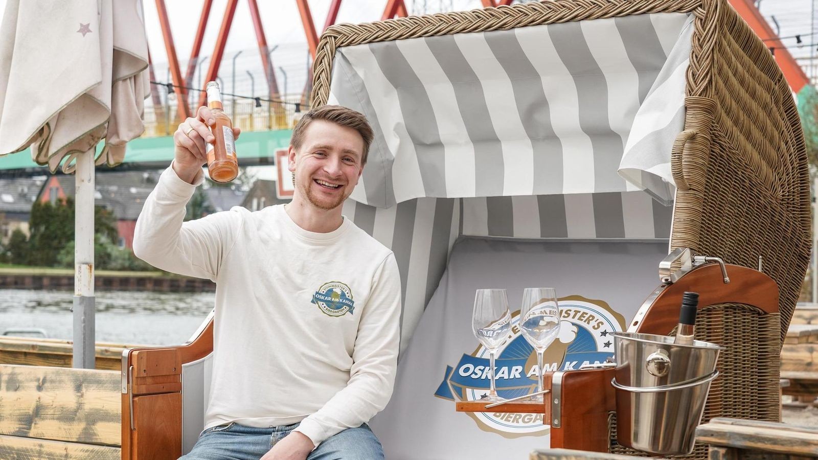 „Oskar am Kanal“: Der erste Biergarten in Herne startet mit Neuheiten