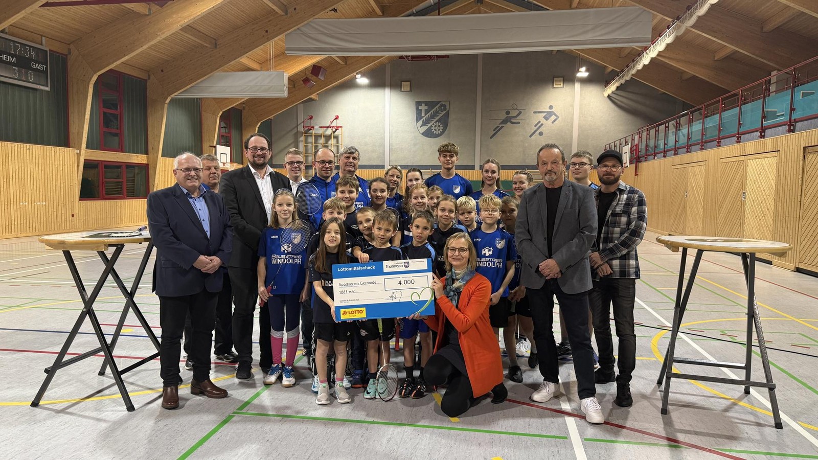 Gut besaitet – 4000 Euro für einen Sportverein im Eichsfeld