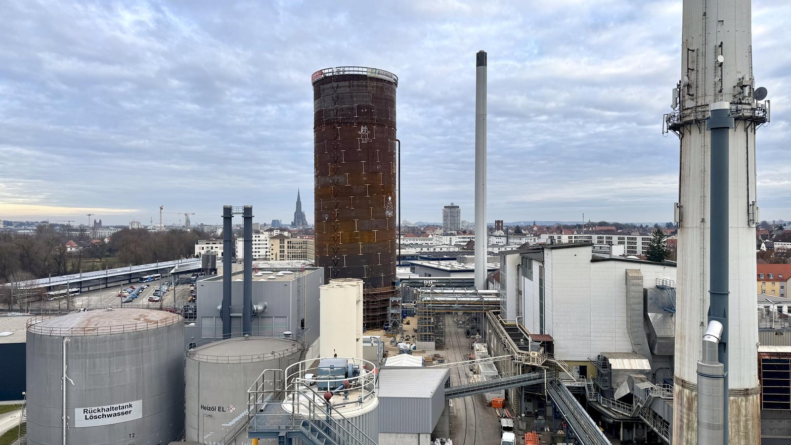 Energie: Ulm baut riesigen Fernwärme-Turm – wie der Hitzespeicher funktioniert