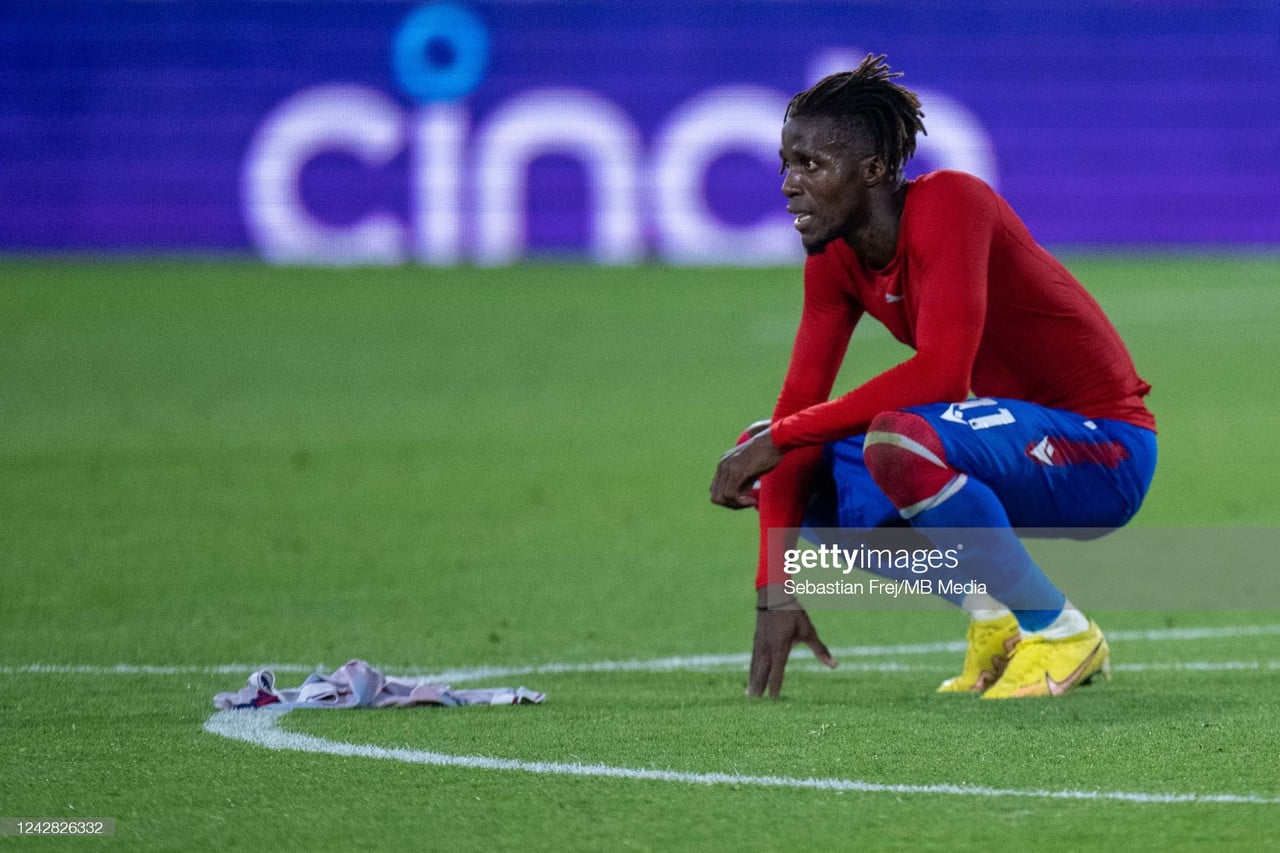Wilfried Zaha left "lost for words" after Crystal Palace's failure to beat Brentford - VAVEL International