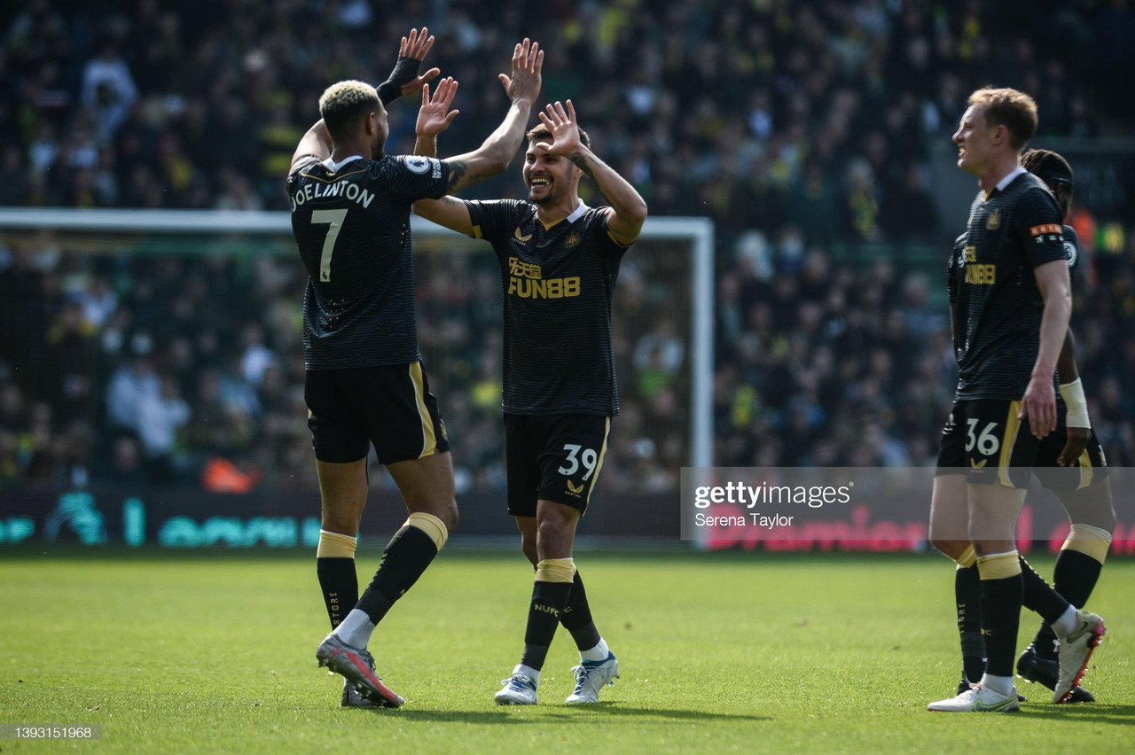 Norwich City 0-3 Newcastle United: Joelinton and Bruno Guimaraes send Magpies into ninth - VAVEL International