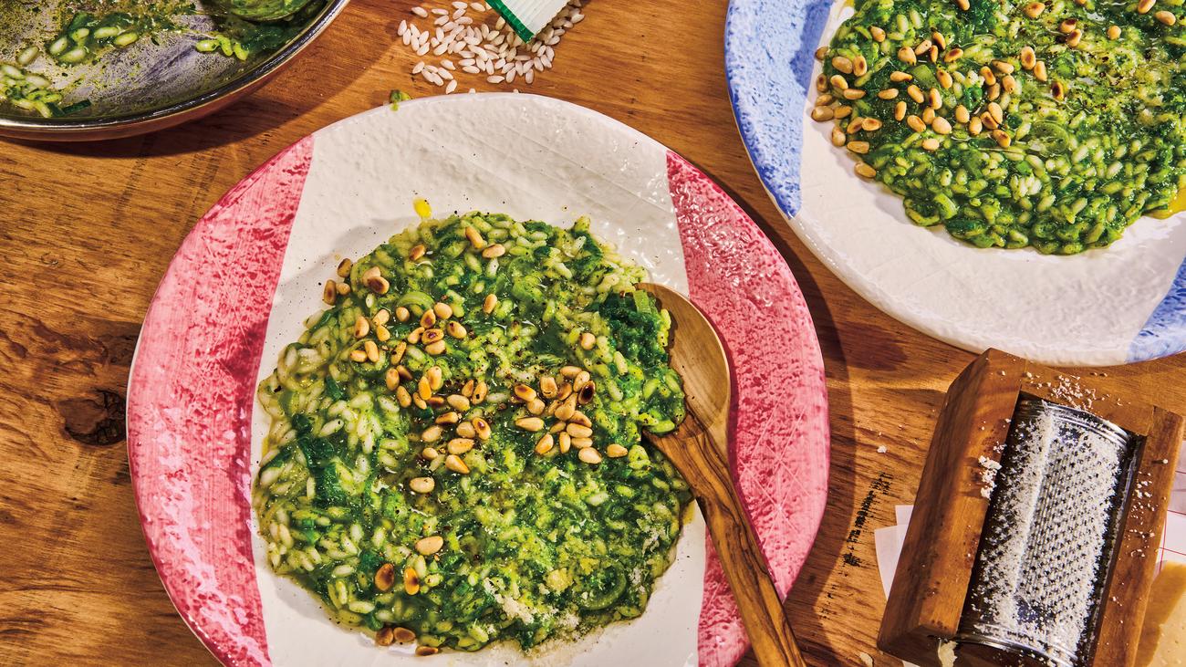 Basilikumrisotto: Eine Frage der Mischung | ZEITmagazin