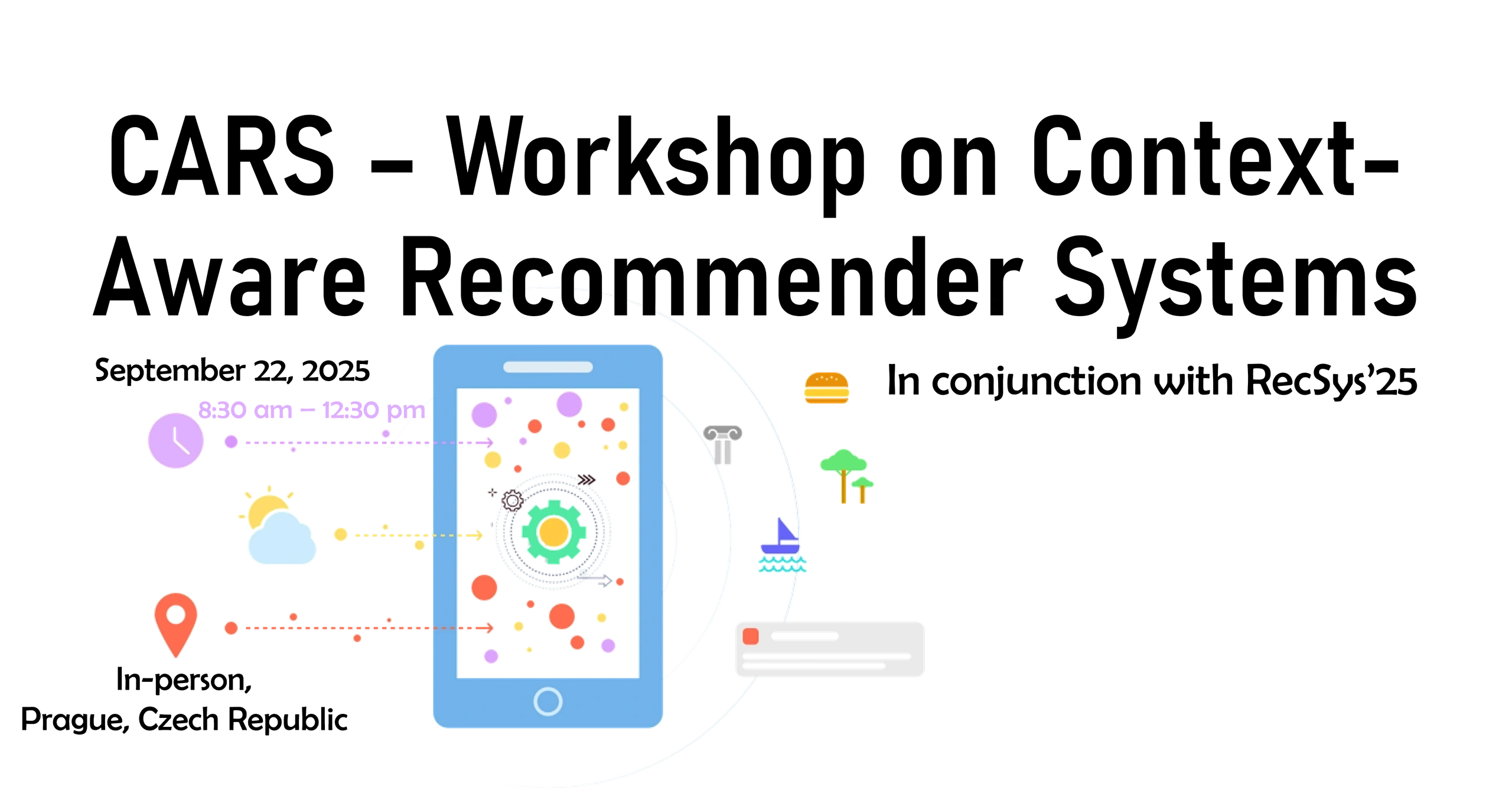 Context Aware Recommender Systems - CARS Workshop