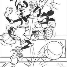 Desenhos para colorir de o pateta com o mickey -pt.hellokids.com