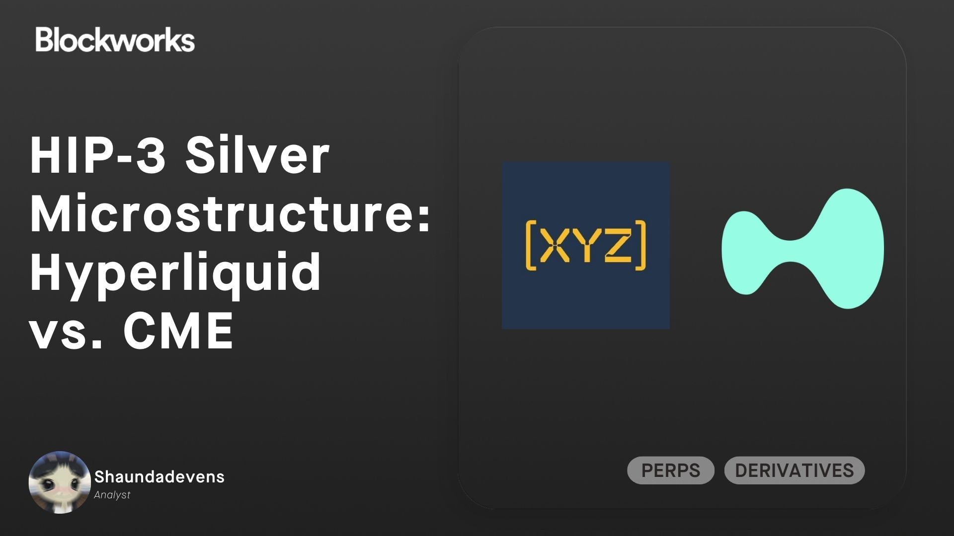 HIP‑3 Silver Microstructure: Hyperliquid vs CME | Blockworks Research