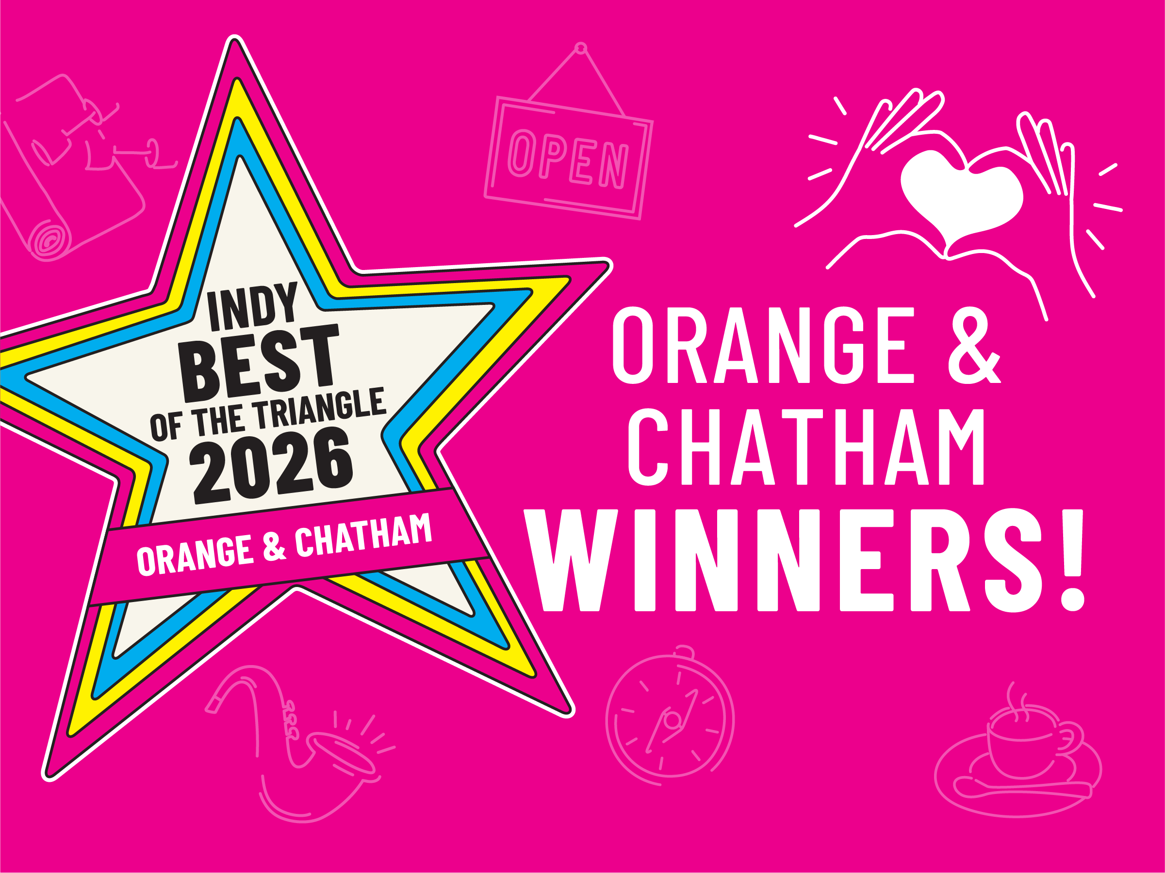 INDY's Best of the Triangle 2026: Orange and Chatham County Winners