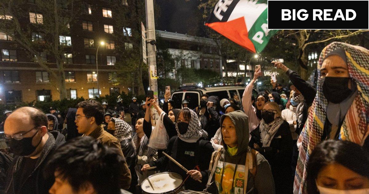 Gaza protests on US campuses are escalating - here's what I saw