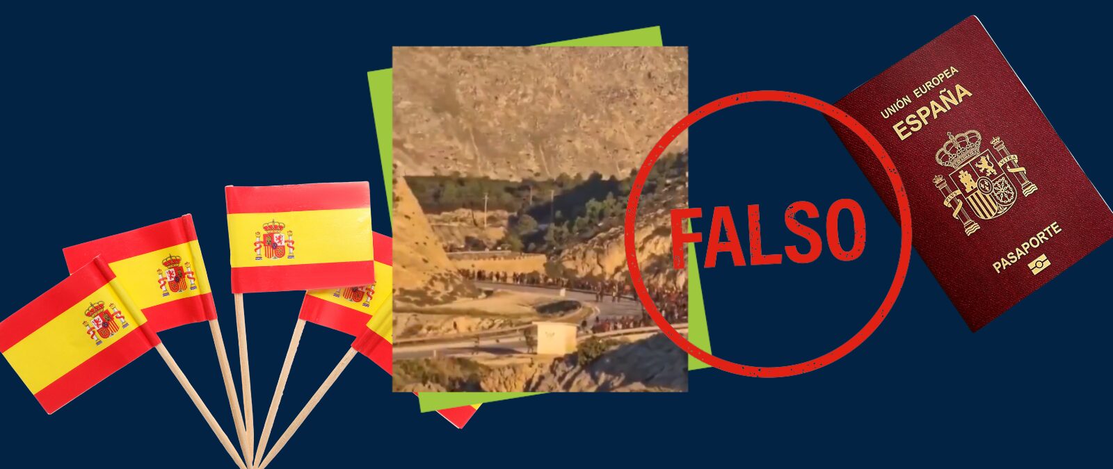 Este vídeo de migrantes llegando a España no es actual