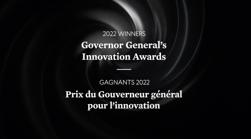 Six teams recognized for their inspirational Canadian innovations - Governor General’s Innovation Awards