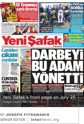 Turkish media accuse US general, CIA, of plotting coup | intelNews.org